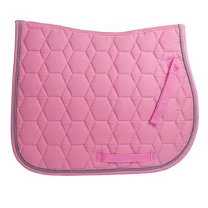 Horse Saddle Pads Manufacturer All Sizes Colors Available at Best Price Satin Fabric Equestrian Horse Riding Jumping Saddle Pad - Product Image 2