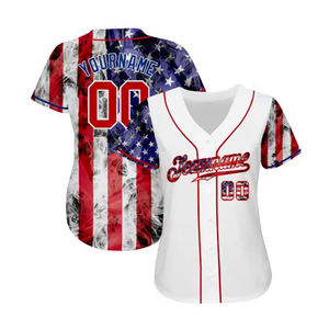 Nueva Camiseta de Softbol Personalizada con Logotipo y Nombre del Jugador del Equipo, Camisa de Béisbol Cómoda con Botones Completos para Mujer - Product Image 6