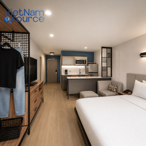 Approvisionnement en matériel d'hôtellerie pour StudioRes avec mobilier de chambre à coucher fabriqué au Vietnam et production d'armoires sur mesure - Product Image 1