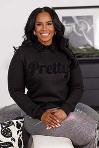 AKA Ivy Chenille O-Neck High Quality 100% Cotton Unisex Short Sleeve Eco-Friendly Anti-Wrinkle Breathable Quick Dry Front Logo - Product Image 5