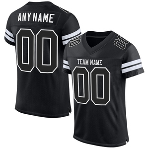 Venta al por Mayor Directa de Fábrica, Envío Directo, Jersey de Fútbol Americano Personalizado Rojo y Blanco de Malla Auténtica - Product Image 2