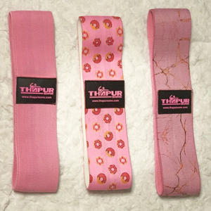 Bandas de Resistencia para Ejercicio en Casa, Marca Personalizada SA-2938, Tela de Poliéster de Alta Elasticidad, Bandas de Yoga para Glúteos y Cadera, Bandas de Ejercicio para Entrenamiento en Casa - Product Image 1