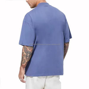 เสื้อยืดผู้ชายผ้าฝ้าย 100% สวมใส่สบาย ทรงหลวม ลายพิมพ์ - Product Image 3