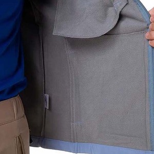 Custom Design Soft Shell Jacket for Men Windproof Waterproof Breathable with Fleece Outdoor Jackets - Product Image 3