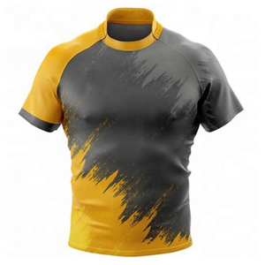 Camiseta de Rugby Sublimada Personalizada, Uniforme de Equipo de Poliéster Transpirable de Alto Rendimiento, Camisetas de Rugby Deportivas OEM - Product Image 1