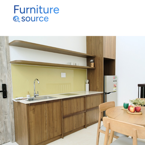 Gabinetes de Cocina Modernos de Roble Macizo con Almacenamiento Eficiente, Ecológicos y Resistentes al Agua para Apartamentos, Casas y Hoteles, Fabricados en Vietnam - Product Image 3