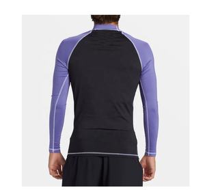 <b>Men</b> Rash Guard Long Sleeve Plain Wholesale BJJ Rash Guards Custom Blank Compression <b>Shirts</b> Customized Design - Product Image 2