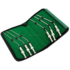 Juego de Tubos de Succión Frazier de 6 Piezas, Aspirador Quirúrgico Manual de Acero Inoxidable, Kit de Instrumentos de Cánula Reutilizable para Hospitales, Clínicas ORL - Product Image 5