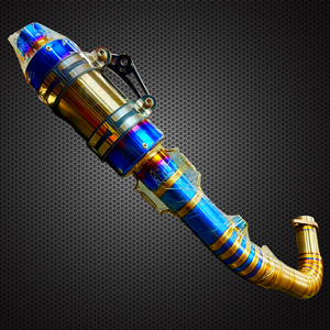 Taiwan Made KAO Titanium Alloy Racing Exhaust Muffler for Motorcycle Performance Upgrade - Product Image 5