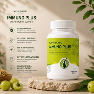 Tabletas de Apoyo Inmunitario con Logotipo Personalizado, con Vitamina C, Zinc y Extractos Herbales para el Bienestar Diario - Product Image 3