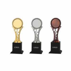 Luxurious Golden Themed Round Logo Brass Dial With Silver And Brown Accents For Premium Office Desk And Wall Decor Display - Product Image 2