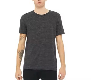 เสื้อยืดผู้ชายคอตตอน 100% คุณภาพสูงสุด รุ่นใหม่ล่าสุด ระบายอากาศได้ดี สวมใส่สบาย แขนสั้น ทรงหลวม ผ้าไม่เป็นขุย - Product Image 4
