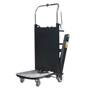 मोबाइल इलेक्ट्रिक सीढ़ी चढ़ाई ट्रक ट्रॉली बैटरी संचालित क्रॉलर टाइप फोल्डेबल प्लेटफॉर्म लिफ्ट चलती कंपनी के लिए - Product Image 3