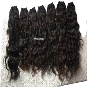 SOUTH INDIAN TEMPLE Raw Remy Indian Cabello humano Virgen Cabello brasileño Vendedores sin procesar, Virgin Mink Brazilian Hair Human Bundle - Product Image 2