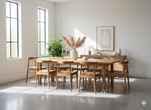 Silla de comedor para exteriores Phia Premium, hecha de madera de teca maciza, muebles elegantes para patio, estilo moderno minimalista. - Product Image 4