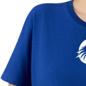 Camiseta Deportiva de Cuello Redondo para Mujer, Color Azul Rey, de Secado Rápido, Manga Corta, para Entrenamiento, Running, Gimnasio y Fitness - Product Image 6
