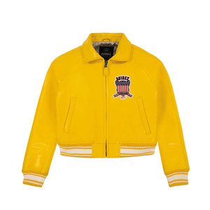 Top Quality Embroidery Street Wear <b>Leather</b> Avirex <b>Jacket</b> Custom Cowhide Genuine <b>Leather</b> Men's Avirex <b>Jackets</b> for <b>Winter</b> - Product Image 1