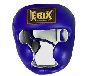 Casco de Seguridad de Cuero de Alta Calidad, Duradero y Hecho a Medida, con Ventilaciones de Aire para Boxeo, Kickboxing, Muay Thai, Entrenamiento de MMA, Doble Protección - Product Image 1