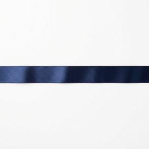 25mm Midnight Navy Single Face Satin Ribbon Wholesale 5 Rolls x 8 Meter for Patriotic Events Yacht Club Decor Gift <b>Bows</b> Factory - Product Image 1