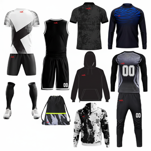 Conjunto Deportivo Personalizado por Sublimación, Uniforme de Fútbol al por Mayor, Uniforme de Baloncesto, Chándal Transpirable con Capucha, Ropa de Entrenamiento - Product Image 2