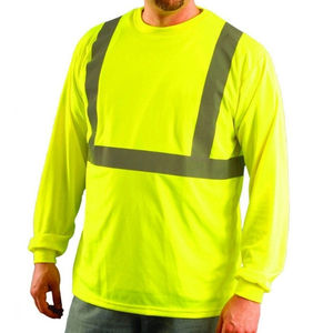 Camiseta de Trabajo de Alta Visibilidad con Reflectores, Ropa de Trabajo OEM al Por Mayor - Product Image 4