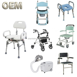 OEM/ODM Taiwan Customizable Removable Armrests 360 Degree Rotating <b>Shower</b> <b>Chair</b> 150kg Weight Capacity Modern Daily Living Aids - Product Image 1