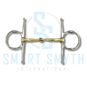 บิตม้าแบบฟูลชีค ทำจากทองแดงและสแตนเลสอย่างดี สำหรับขี่ม้าและฝึกม้า - Product Image 2
