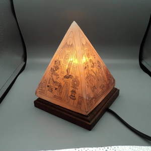 Lámpara de Sal Rosa del Himalaya Hecha a Mano Original de Musa Enterprises, Cristal Natural Decorativo, Luz Portátil Purificadora de Aire, Relajante - Product Image 2