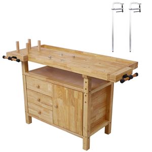 Set di 2 morsetti a barra da 24 pollici x 4 3/4 pollici per banco da lavoro in legno, per garage, officina, casa, con morsetti a barra per la lavorazione del legno - Product Image 1