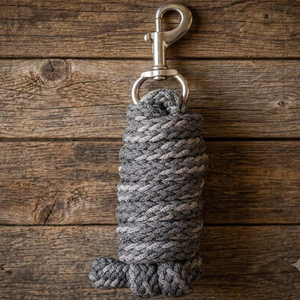 Corde de laisse pour cheval en coton PP de qualité supérieure, solide, robuste et durable, avec mousqueton en laiton argenté mat - Product Image 6