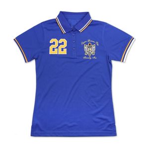 เสื้อโปโล Sigma Gamma Rho แขนสั้น เสื้อผ้าลำลองแบบสปอร์ต เสื้อคอปก ระบายอากาศได้ดี ชุดทีมแบบกำหนดเอง เสื้อยูนิฟอร์ม OEM ODM - Product Image 1