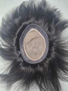 Perruque en cheveux humains indiens Remy naturels Taz Miraje, ondulations naturelles, ondulations aquatiques, prothèse capillaire, patchs Taz Hair BD - Product Image 3