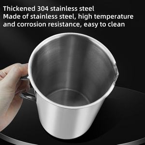 Surgical Instrument Medical Grade 304 Stainless Steel <b>Measuring</b> <b>Cup</b> Medical Gallipot 500/1000/2000ml - Product Image 2