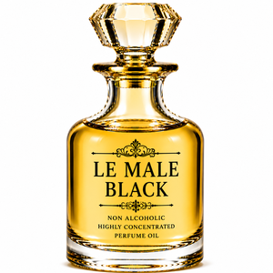 น้ำหอมเข้มข้น Le Male Black คุณภาพสูง 100 กรัม ปราศจากแอลกอฮอล์ (Attar) กลิ่นหอมติดทนนานสำหรับทุกเพศ เหมาะสำหรับใช้ในชีวิตประจำวัน - Product Image 1