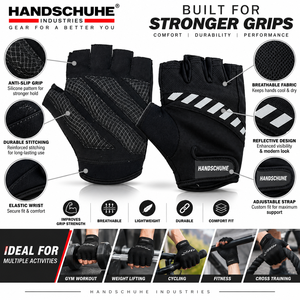 Anti <b>slip</b> Shock-absorbing <b>Half</b> Finger Cycling Gloves Outdoor Sports Gym Training Professional Wear Cycling Gloves - Product Image 5
