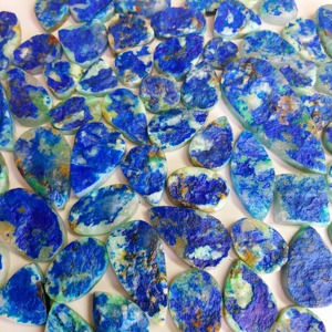 Cabujón de Azurita Natural Druzy, Gema Suelta Curativa de Forma Mixta Azul, de 20 a 40 mm, a Precio Mayorista - Product Image 4
