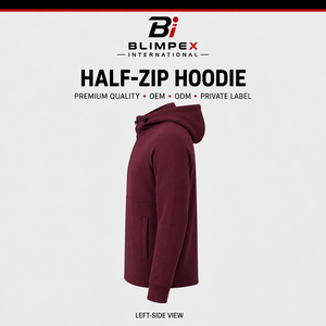 Sweat-shirt ample en polyester 100% de 230 grammes, personnalisable avec logo imprimé, impression numérique, fermeture éclair métallique, collection automne, vente en gros - Product Image 4