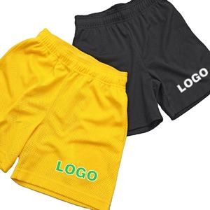 Shorts de basketball 2025 personnalisables avec logo – Style urbain pour homme en Spandex/Polyester, taille élastique, séchage rapide, respirant, couleur unie, été - Product Image 1