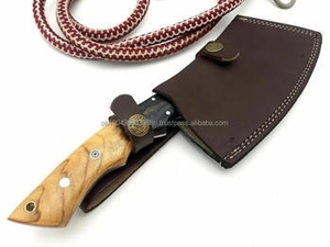 Factory Direct Damascus Cleaver <b>Knives</b> Best Selling Damascus Steel <b>Kitchen</b> Cleaver <b>Knife</b> With Wood Handle - Product Image 2