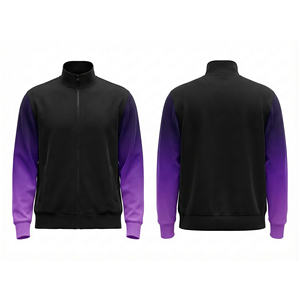 Veste d'entraînement respirante en polyester à sublimation avec fermeture éclair intégrale, chaude, respirante et à séchage rapide |   Tailles Hommes Femmes Jeunes |   Veste d'entraînement - Product Image 2