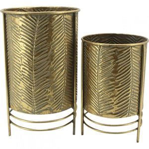Macetero Metálico Decorativo de Lujo, Chapado en Oro, para Decoración Interior y Exterior - Product Image 6