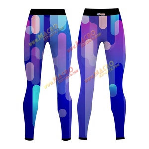 Leggings de sport taille haute personnalisés pour femmes, effet push-up, pantalon de yoga élastique et compressif, sans coutures, en polyester/spandex, protection UV - Product Image 3