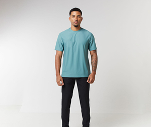 Camisetas de Algodón de Color Sólido a la Moda para Hombre, Camisetas Casuales con Logotipo Personalizado - Product Image 3