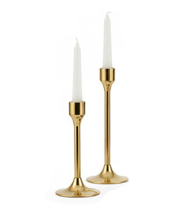 Headway Exports - Juego de Candelabros Cónicos de Latón Antiguo de Lujo, Color Dorado, Tamaño Personalizado, Hechos a Mano, Multiusos - Product Image 3