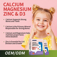 Boisson liquide personnalisée Calcium Magnésium Zinc pour la santé des os, renforcement du système nerveux et immunitaire, complément liquide en gel pour enfants