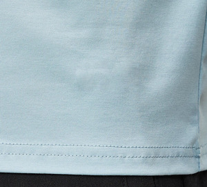 T-shirt à manches courtes pour homme, coupe classique, col rond, décontracté, en jersey de coton tricoté, couleur unie, respirant - Product Image 6