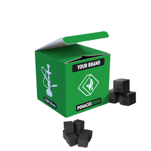 Carbón de Coco 100% Natural para Shisha/Hookah, Bajo en Ceniza, Calidad Premium, Larga Duración, Briquetas de Indonesia, OEM, Marca Privada - Product Image 1