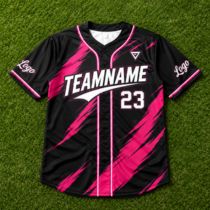 Maillots de baseball personnalisés en gros, uniformes d'équipe sublimés avec logo, nom et numéro pour clubs et écoles - Product Image 2