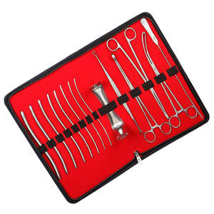 Kit de Sutura para Cirugía Menor para Estudiantes de Medicina, 14 Piezas, Acero Inoxidable, Kit de Práctica Quirúrgica Manual de Dentavex - Product Image 5