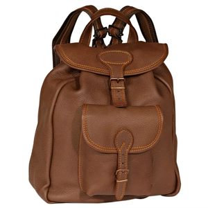 Handmade Brown <b>Leather</b> <b>Backpack</b> Women College Travel <b>Large</b> Rucksack Bag - Product Image 1